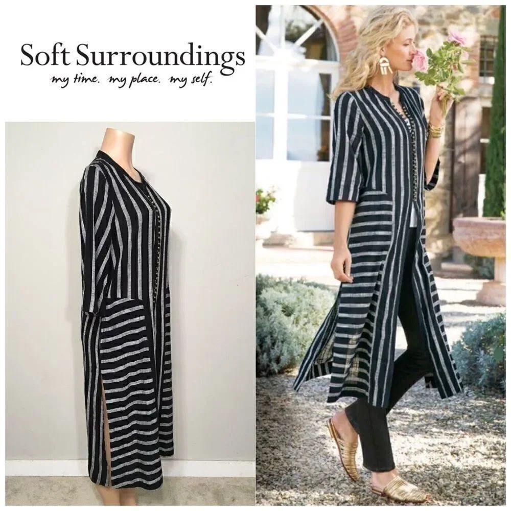 Soft Surroundings topper or swim coverup. NWOT